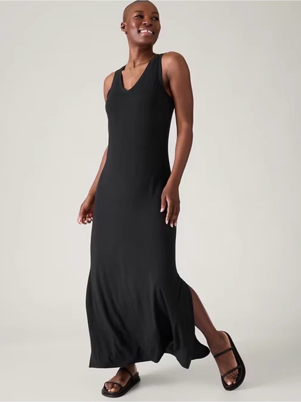 ATHLETA Santorini Maxi Dress size S black